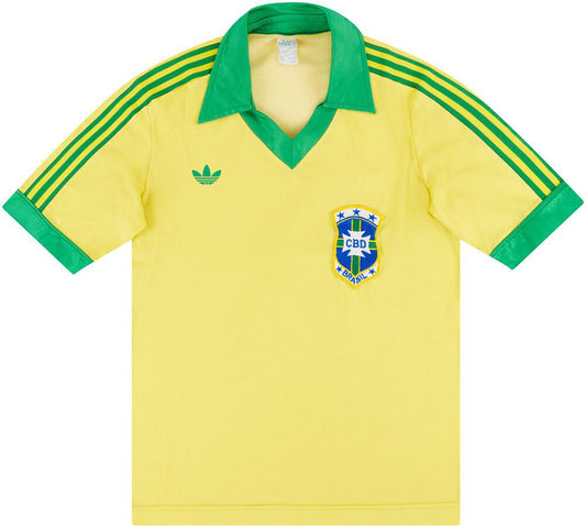 Brazil Retro Jersey Home 1978/80 - MS Soccer Jerseys