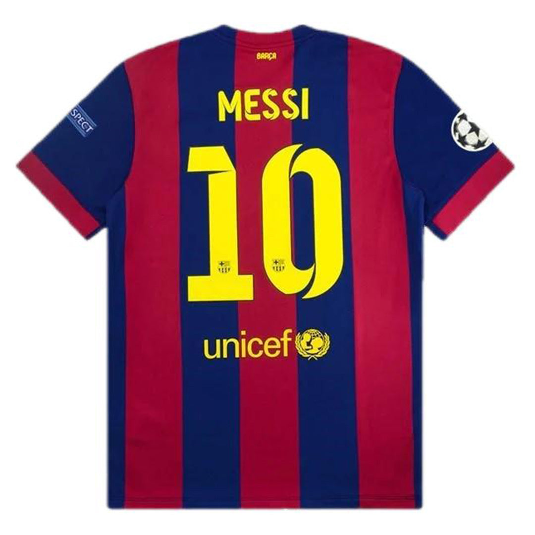 Barcelona #10 Messi Retro Jersey Home 2014/15 - MS Soccer Jerseys