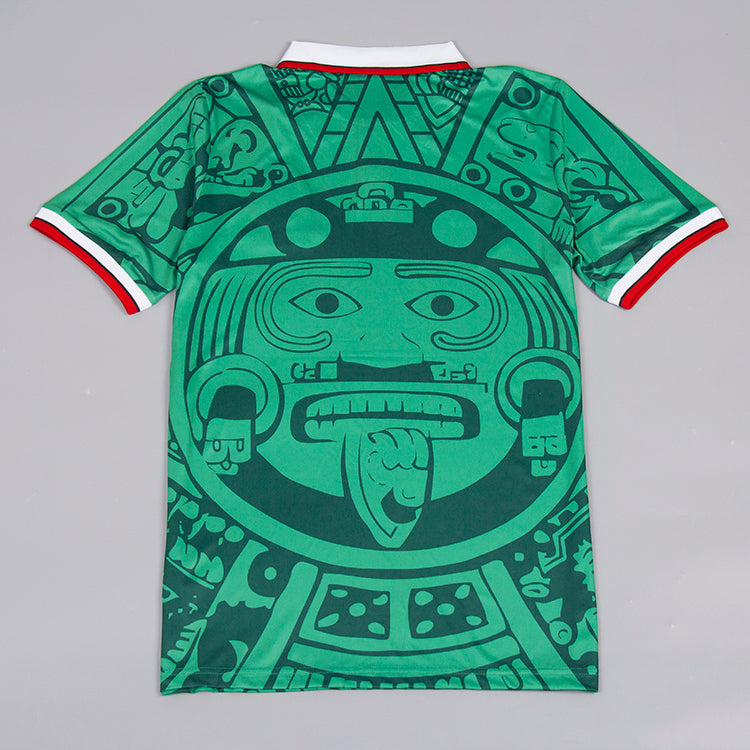 Mexico Retro Soccer Jersey Home World Cup 1998 - MS Soccer Jerseys