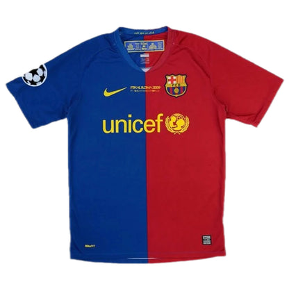 Barcelona #10 Messi UCL Final Retro Jersey Home 2008/09 - MS Soccer Jerseys