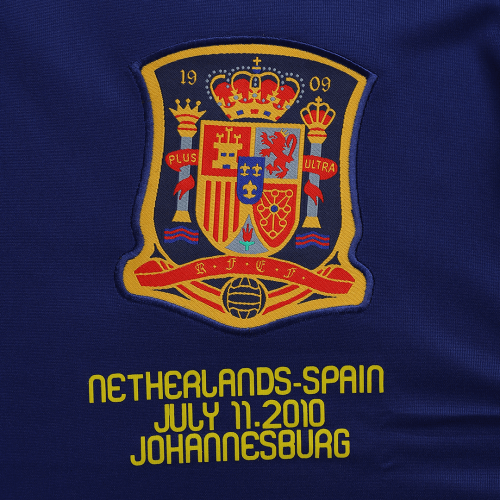 Spain Retro Soccer Jersey Away World Cup 2010 - MS Soccer Jerseys