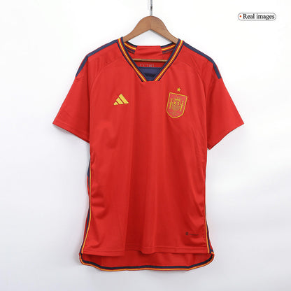 Spain Home Jersey 2022 - MS Soccer Jerseys