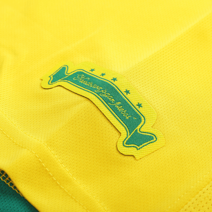 Brazil #10 Ronaldinho Retro Jersey Home World Cup 2006 - MS Soccer Jerseys