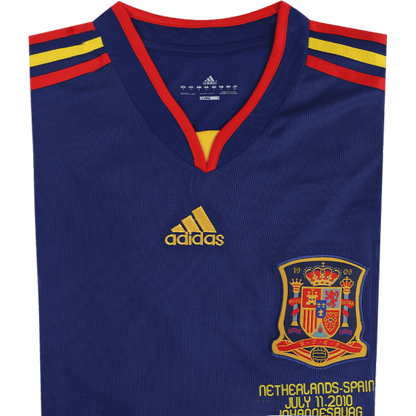 Spain Retro Soccer Jersey Away World Cup 2010 - MS Soccer Jerseys