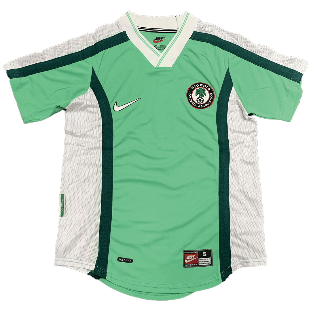 Nigeria Retro Soccer Jersey Home World Cup 1998 - MS Soccer Jerseys