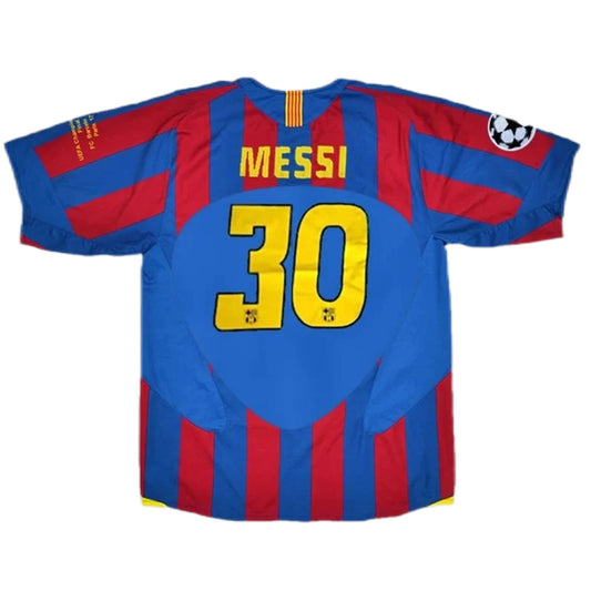 Barcelona #30 Messi UCL Final Retro Jersey Home 2005/06 - MS Soccer Jerseys