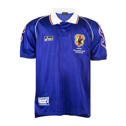 Japan Retro Soccer Jersey Home World Cup 1998 - MS Soccer Jerseys