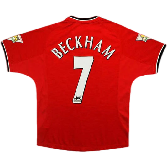 Manchester United #7 Beckham Jersey Home 2001/02 - MS Soccer Jerseys