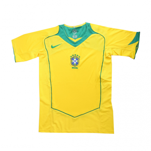 Brazil Retro Jersey Home 2004 - MS Soccer Jerseys