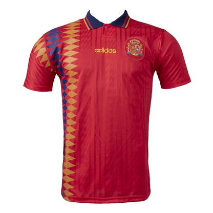 Spain Retro Jersey Home World Cup 1994 - MS Soccer Jerseys