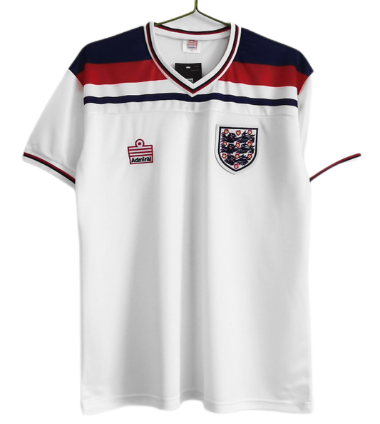 England Retro Soccer Jersey Home 1982 - MS Soccer Jerseys