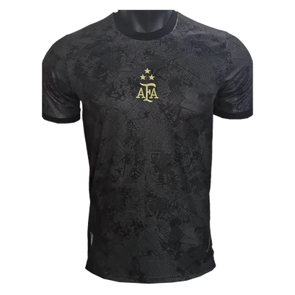Argentina Champions Jersey (Black) - MS Soccer Jerseys