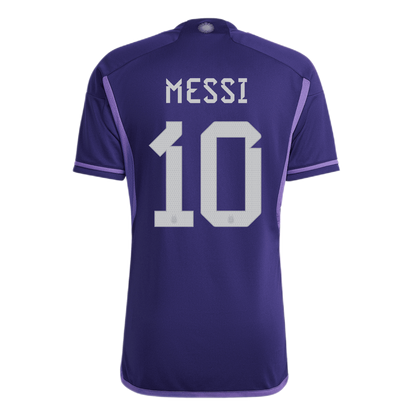 Argentina #10 Messi Away Jersey (3 Star) - MS Soccer Jerseys