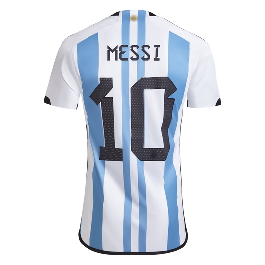 Argentina #10 Messi Home Jersey (3 Star) - MS Soccer Jerseys