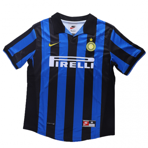 Inter Milan Retro #9 Ronaldo Home Jersey 1998/99 - MS Soccer Jerseys