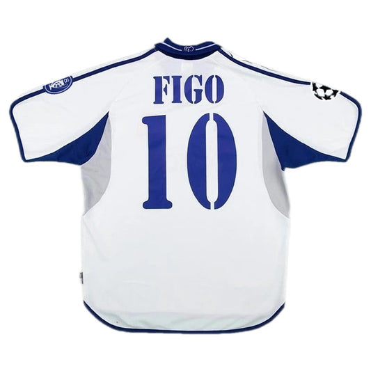 Real Madrid #10 Figo Retro Jersey Home 2000/01 - MS Soccer Jerseys