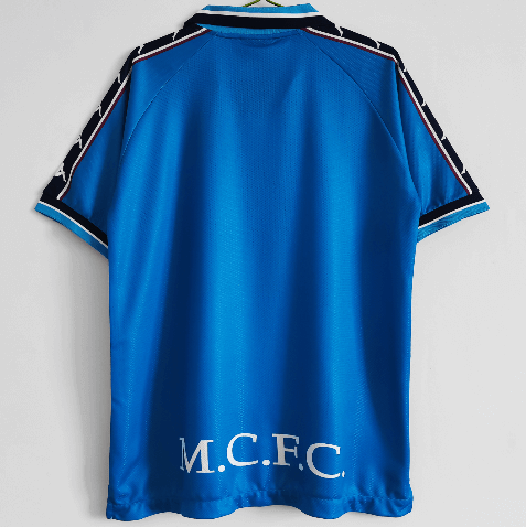 Manchester City Retro Home Jersey 1998/99 - MS Soccer Jerseys
