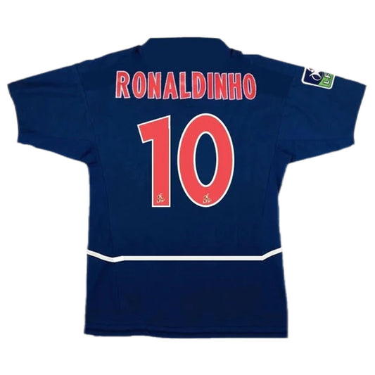 PSG #10 Ronaldinho Retro Home Jersey 2002/03 - MS Soccer Jerseys