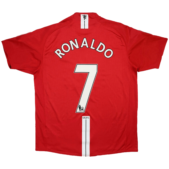 Manchester United #7 Ronaldo Jersey Home 2007/08 - MS Soccer Jerseys