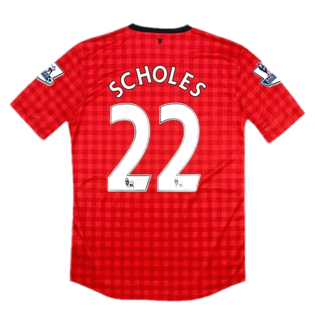 Manchester United #22 Scholes Jersey Home 2012/13 - MS Soccer Jerseys