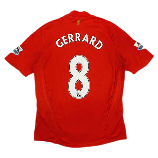 Liverpool #8 Gerrard Retro Home Jersey 2008/09 - MS Soccer Jerseys