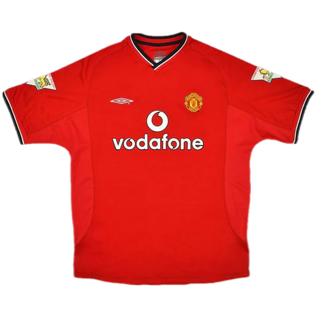Manchester United #16 Keane Jersey Home 2001/02 - MS Soccer Jerseys